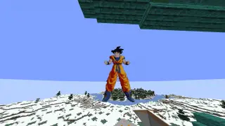 image of Goku Wall Art by Carnage808 Minecraft litematic
