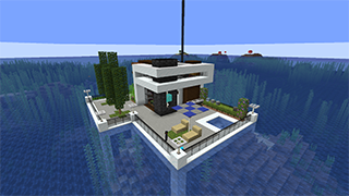 image of Modern Island Home by ooKrazy8oo Minecraft litematic