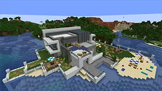 Minecraft Modern Home Schematic (litematic)