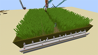 Minecraft Bamboo Farm 85k PH Schematic (litematic)