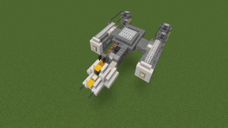 image of Y-wing by Lego Flame Minecraft litematic