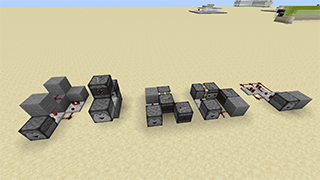 Minecraft 5 Automatic Dropper Clocks Schematic (litematic)
