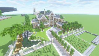 Minecraft Very beautiful mansion Schematic (litematic)