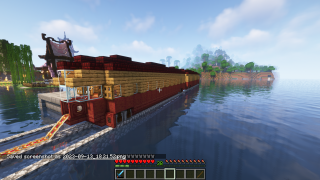 image of Spirited Away inspired Train by MikeCroakPhone Minecraft litematic