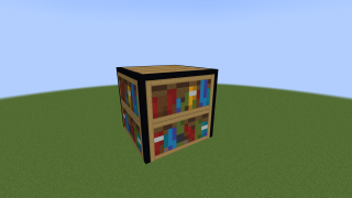 Minecraft Giant Bookshelf Schematic (litematic)