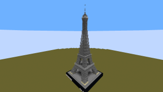 Minecraft Eiffel Tower Schematic (litematic)
