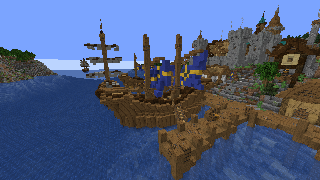 Minecraft Ship 2 Schematic (litematic)