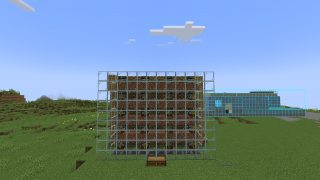 Minecraft pumpkin and melon farm  Schematic (litematic)