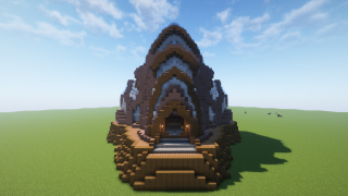 image of Draenei house by Eternal Dawn Minecraft litematic