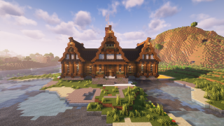 Minecraft Forest House  Schematic (litematic)