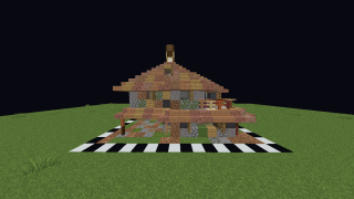 Minecraft Casa Urbana (2 pisos) Schematic (litematic)
