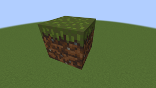 Minecraft Lineless Giant Grass Block Schematic (litematic)