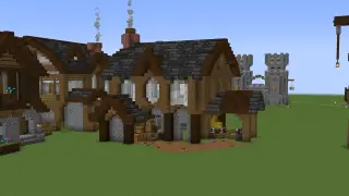 Minecraft Medival Style Home Schematic (litematic)