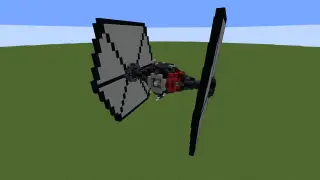 image of Star Wars First Order Tie Fighter by Yobi_Wan Minecraft litematic