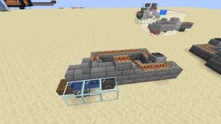 image of Cheapest hopper minecart unloader by Fortun8diamond Minecraft litematic