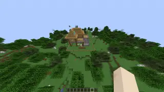 Minecraft Survival Oak House Schematic (litematic)