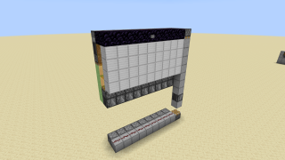 Minecraft 4x9 Piston door Schematic (litematic)
