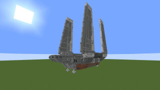 image of Star Wars Zeta Class Cargo Shuttle by Yobi_Wan Minecraft litematic