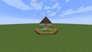 Minecraft big warehouse + house Schematic (litematic)