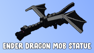 image of Ender Dragon Mob Statue by boscawinks Minecraft litematic
