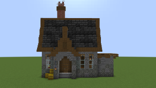Minecraft Starter House Schematic (litematic)