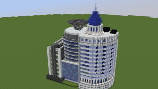 image of Modern Office Building Shell by ooKrazy8oo Minecraft litematic