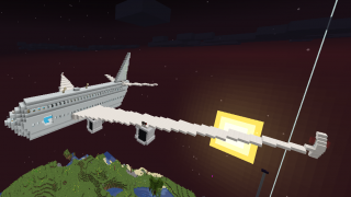 image of airbus A380 by Rockninja32 Minecraft litematic
