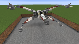 Minecraft X-wing x wing s foils attack position Schematic (litematic)