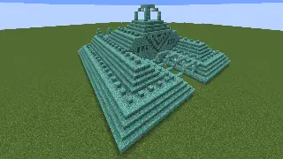 image of Drained Ocean Monument by Mojang Minecraft litematic