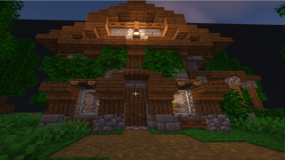 Minecraft lil house in the woods Schematic (litematic)
