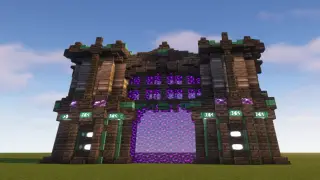 Minecraft Medis Vales Gate, Netherportal Schematic (litematic)