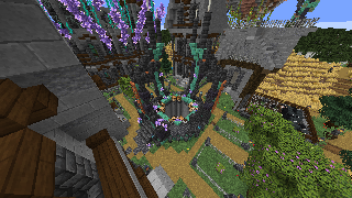 image of Rendog Village Fountain S8 by Rendog Minecraft litematic