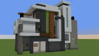 image of Medium Modern Shell by ooKrazy8oo Minecraft litematic