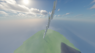 Minecraft Lightning Bolt (To go with my Mega Cloud) Schematic (litematic)