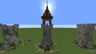 Minecraft Tower Starter Home 2 Schematic (litematic)