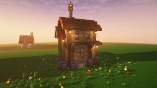 image of NotBlackhawk's Fantasy House by XBlackhawk7764 Minecraft litematic