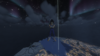 image of Vegeta Wall Art by Carnage808 Minecraft litematic
