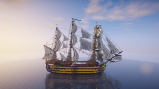 image of ship  by Unknown Minecraft litematic