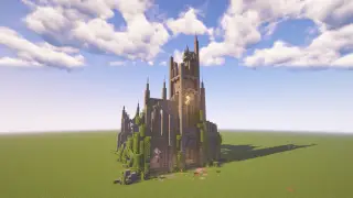 Minecraft Ruined Church Schematic (litematic)