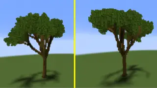 Minecraft Tall Custom Tree - 64 Blocks High Schematic (litematic)