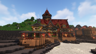 Minecraft Villager Trading Home Schematic (litematic)