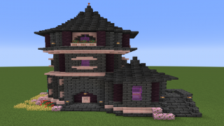 Minecraft Iron Farm In The Castle Schematic (litematic)