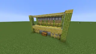 Minecraft Themeatic Bamboo Farm Schematic (litematic)