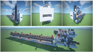 Smelter Array (x144, 1 shulker/3mins, 5-wide tileable, additional schematic: w/ central input system) image