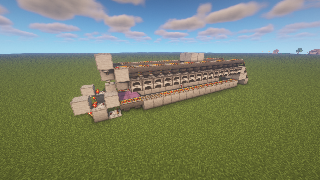 Minecraft Smelter Array (2x16 with minecart unloader) Schematic (litematic)