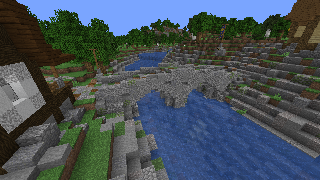 Minecraft Stone Bridge Schematic (litematic)