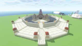 Minecraft fire nation palace Schematic (litematic)