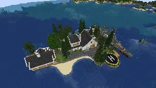 Minecraft Paradise Island Schematic (litematic)