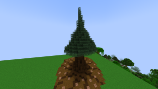 Minecraft Custom Spruce Tree Schematic (litematic)