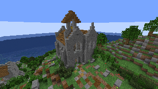 Minecraft Stone Church Schematic (litematic)